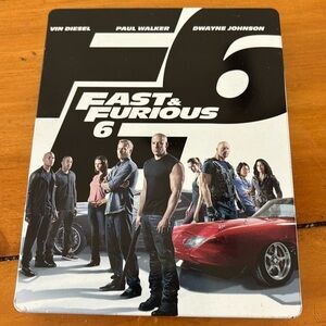 Fast & Furious 6 (Blu-ray, DVD STEELBOOK Extended Edt) Vin Diesel Paul Walker +